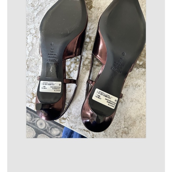 SCHUTZ Brown Slingback Heels with Pointed Toe - Picture 4 of 4